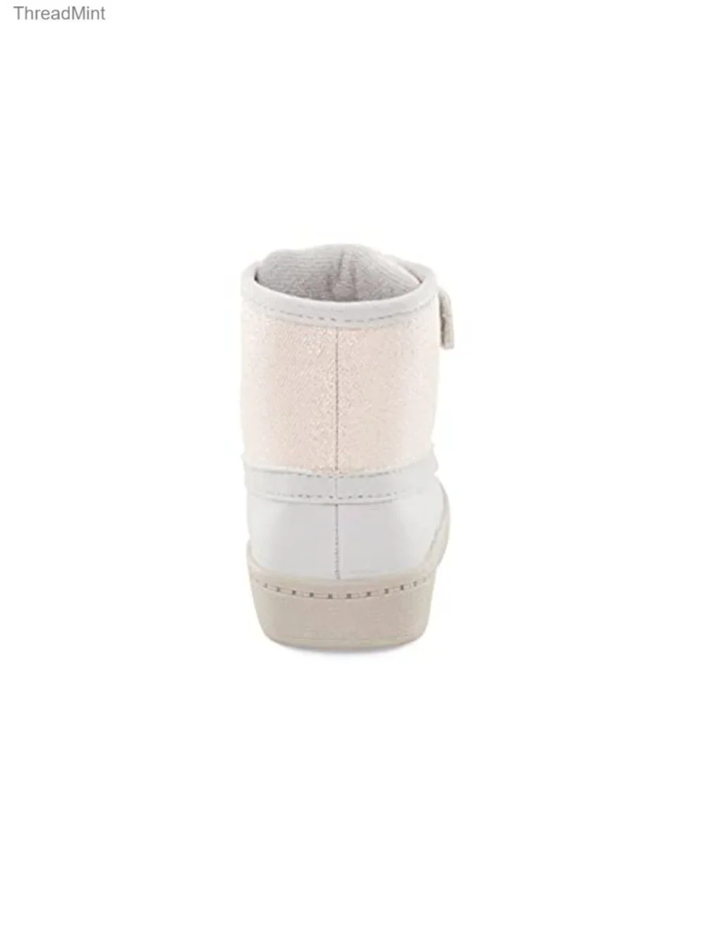 Girls Calf High Bootie Faux Fur Lining Hook Loop Closure TPR Outsole